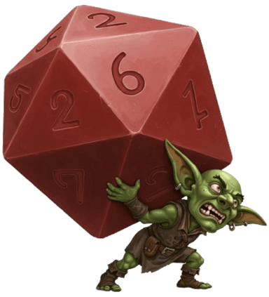 Goblin with Dice